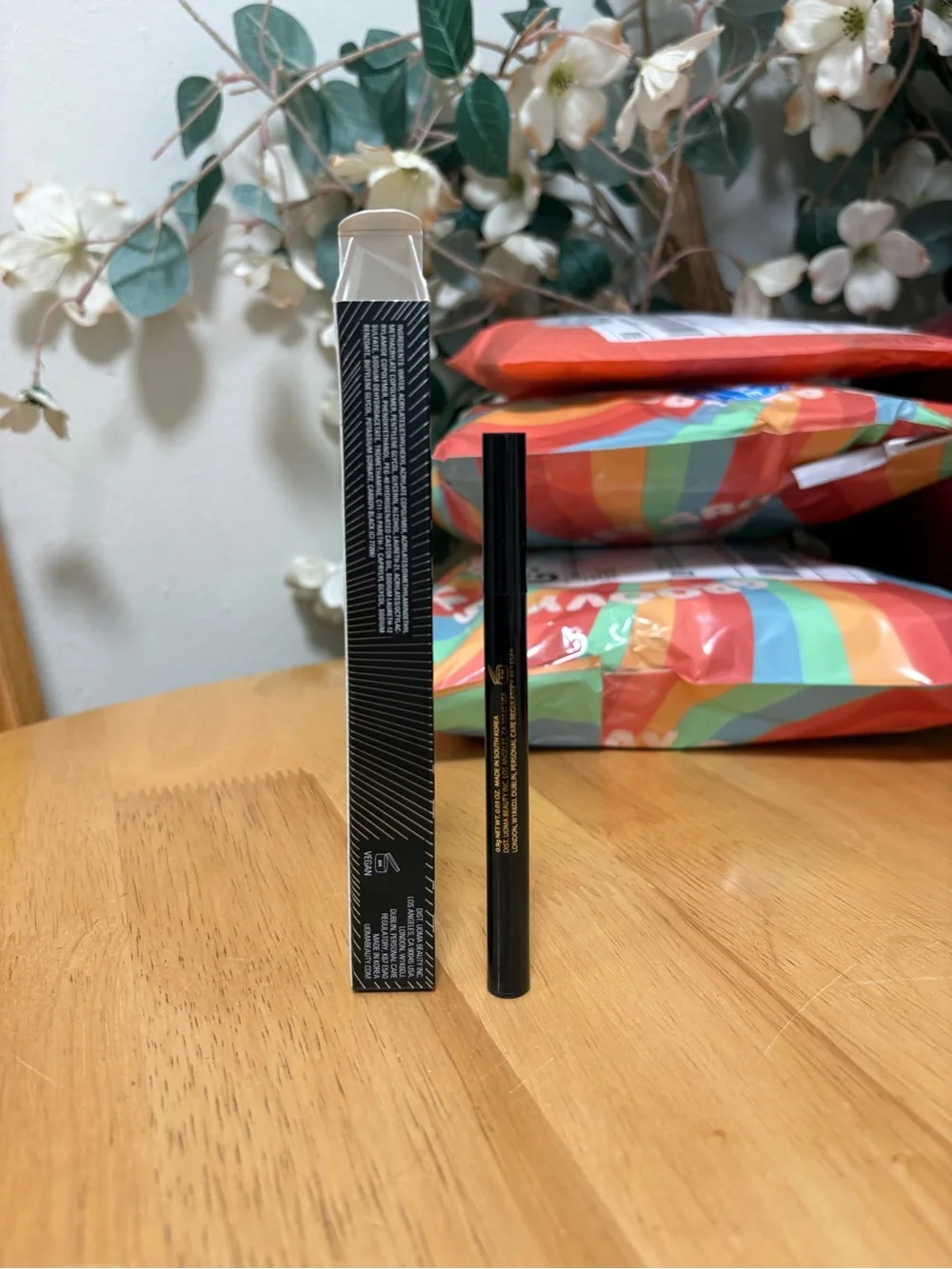 UOMA Afro.Dis.Iac Cleopatra Ink Liquid Eyeliner In Blacker Than Black, BNIB, New